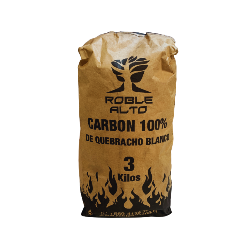 Carbon Quebracho Blanco 3Kilos  CARBON01